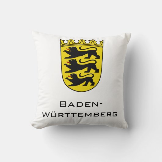 State of Baden-Württemberg Grand Coat of Arms Art クッション (正面)
