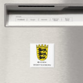 State of Baden-Württemberg Grand Coat of Arms Art マグネット (インサイチュ (食洗機))