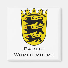 State of Baden-Württemberg Grand Coat of Arms Art マグネット