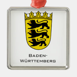 State of Baden-Württemberg Grand Coat of Arms Art メタルオーナメント