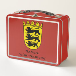 State of Baden-Württemberg Grand Coat of Arms Art メタルランチボックス