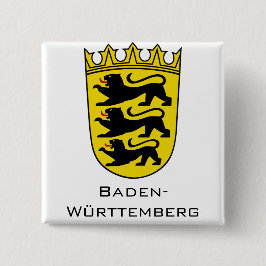 State of Baden-Württemberg Grand Coat of Arms Art 缶バッジ