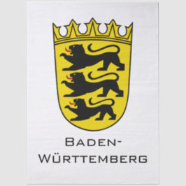 State of Baden-Württemberg Grand Coat of Arms Art 薄葉紙