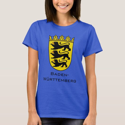 State of Baden-Württemberg Grand Coat of Arms Art Tシャツ (正面)