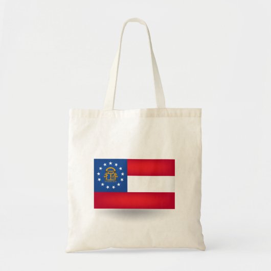 State of Georgia Flag Tote Bag トートバッグ (正面)