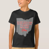State Of Ohio We Don't Give A For Michigan  Tシャツ (正面)