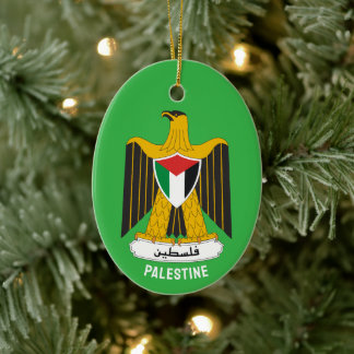 State of Palestine coat of arms セラミックオーナメント
