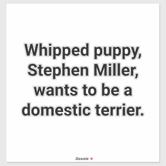 State Terrier Stephen Miller Hankamer Artjunkhaus シール (シート)