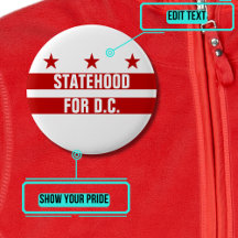 Statehood for Washington DCボタン
