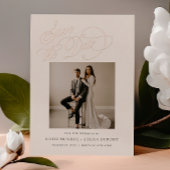 STATELY Wedding Photo Save The Date 箔招待状