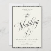 STATELY Wedding Save The Date Photo セーブザデート (正面)