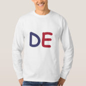 StateMeans USA Delaware DE Tシャツ (正面)