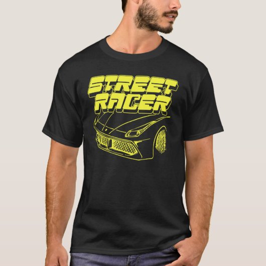 Statement素晴らしスポーツカーレーシングドライビングレーサーAu Tシャツ (正面)
