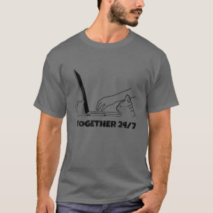 Statement カッコいい Cat Home Office Laptop Freelancer Tシャツ