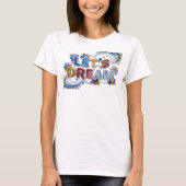 Statement Blue LET'S DREAM プリント Tシャツ (正面)