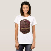Statement Gold HERE FOR WINE NOT DRAMA グラフィックTシャツ Tシャツ (正面フル)