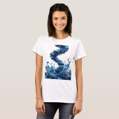 Statement Silver ABSTRACT ART ステートメントTシャツ v3 Tシャツ (正面フル)