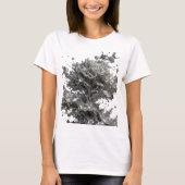 Statement Silver ABSTRACT ART Statement Tee v2 Tシャツ (正面)