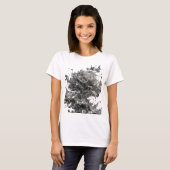 Statement Silver ABSTRACT ART Statement Tee v2 Tシャツ (正面フル)