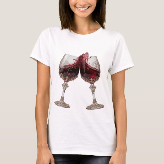 Statement Silver CHEERS カスタムTシャツ Tシャツ (正面)