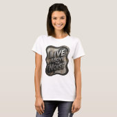 Statement Silver LIVE ABOVE THE NOISE スランテイー Tシャツ (正面フル)