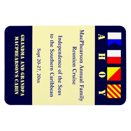 Statemroom航海のドアマーカーにフラグ マグネット (横)