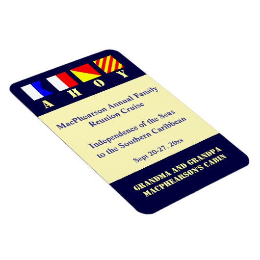 Statemroom航海のドアマーカーにフラグ マグネット (右側)