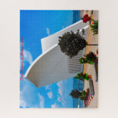 Staten Island New York.クリスマスグリーティングジグソー ジグソーパズル (縦)