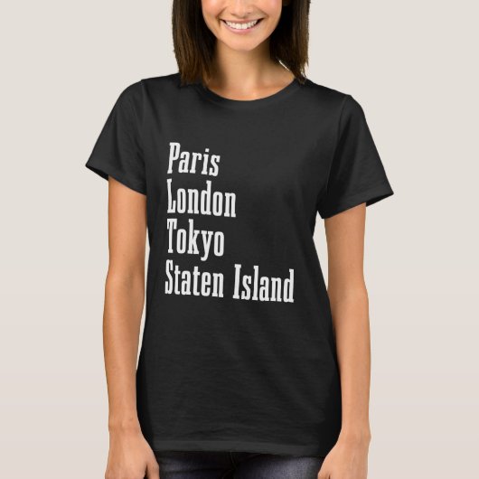 Staten Island New York Retro NY Pride Tシャツ (正面)
