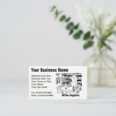 Staters & Office Supplies漫画の名刺 名刺 (スタンド正面)