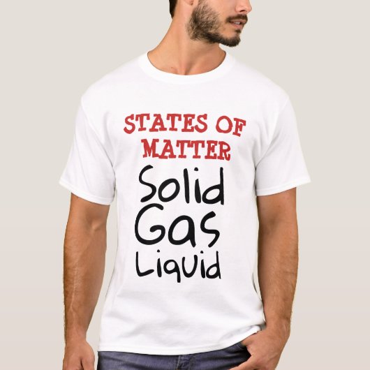 STATES OF THE MATTER, スクールTシャツ Tシャツ (正面)