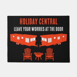 Static Caravan Home Gift ドアマット