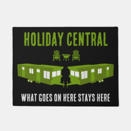 Static Caravan Home Gift ドアマット