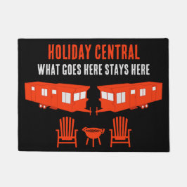 Static Caravan Home Gift ドアマット