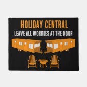 Static Caravan Home Gift ドアマット (正面)