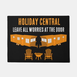 Static Caravan Home Gift ドアマット