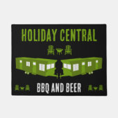 Static Caravan Home Gift ドアマット (正面)