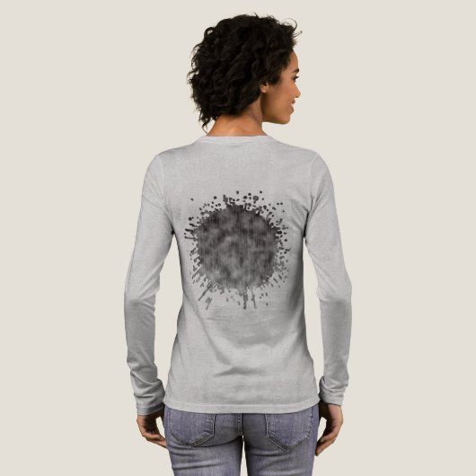 Static Mourning トライブレンドＴシャツ (背面全体)