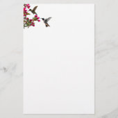 Stationery hummingbirds 便箋 (正面)