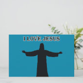 Stationery i love jesus 便箋 (スタンド正面)