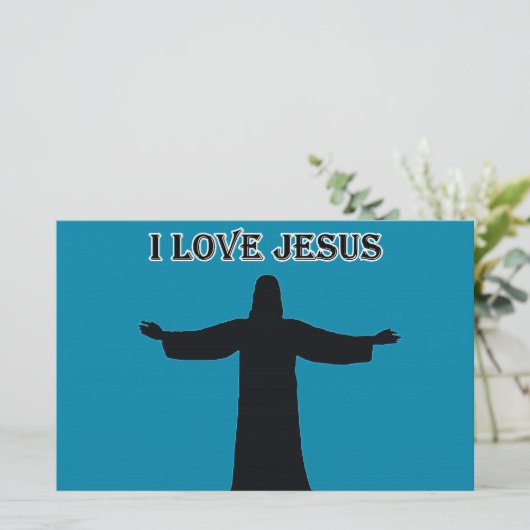 Stationery   i love jesus 便箋 (スタンド正面)