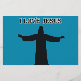 Stationery   i love jesus 便箋