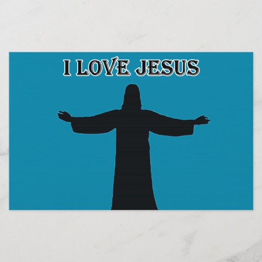 Stationery i love jesus 便箋 (正面)