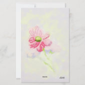 Stationery : Iris Flower 便箋 (裏面)