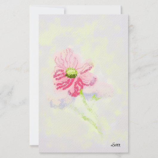 Stationery : Iris Flower 便箋 (正面)