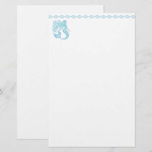 Stationery Mermaid 便箋 (正面/裏面)