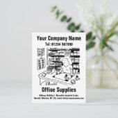 Stationery Officeがカスタマイズする漫画 ポストカード (スタンド正面)