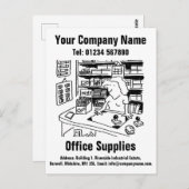 Stationery Officeがカスタマイズする漫画 ポストカード (正面/裏面)