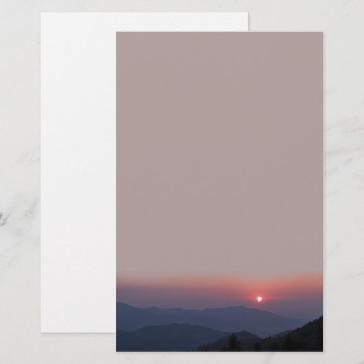 stationery sunset 便箋 (正面/裏面)