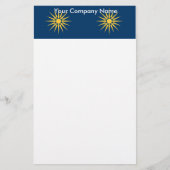 Stationery with Flag of Macedonia, Greece 便箋 (正面)